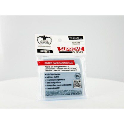 Ultimate Guard Supreme Sleeves (50) -Square Board Game Size