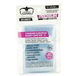 Ultimate Guard Premium Soft Sleeves (50) - Standard Euro Board Game Size