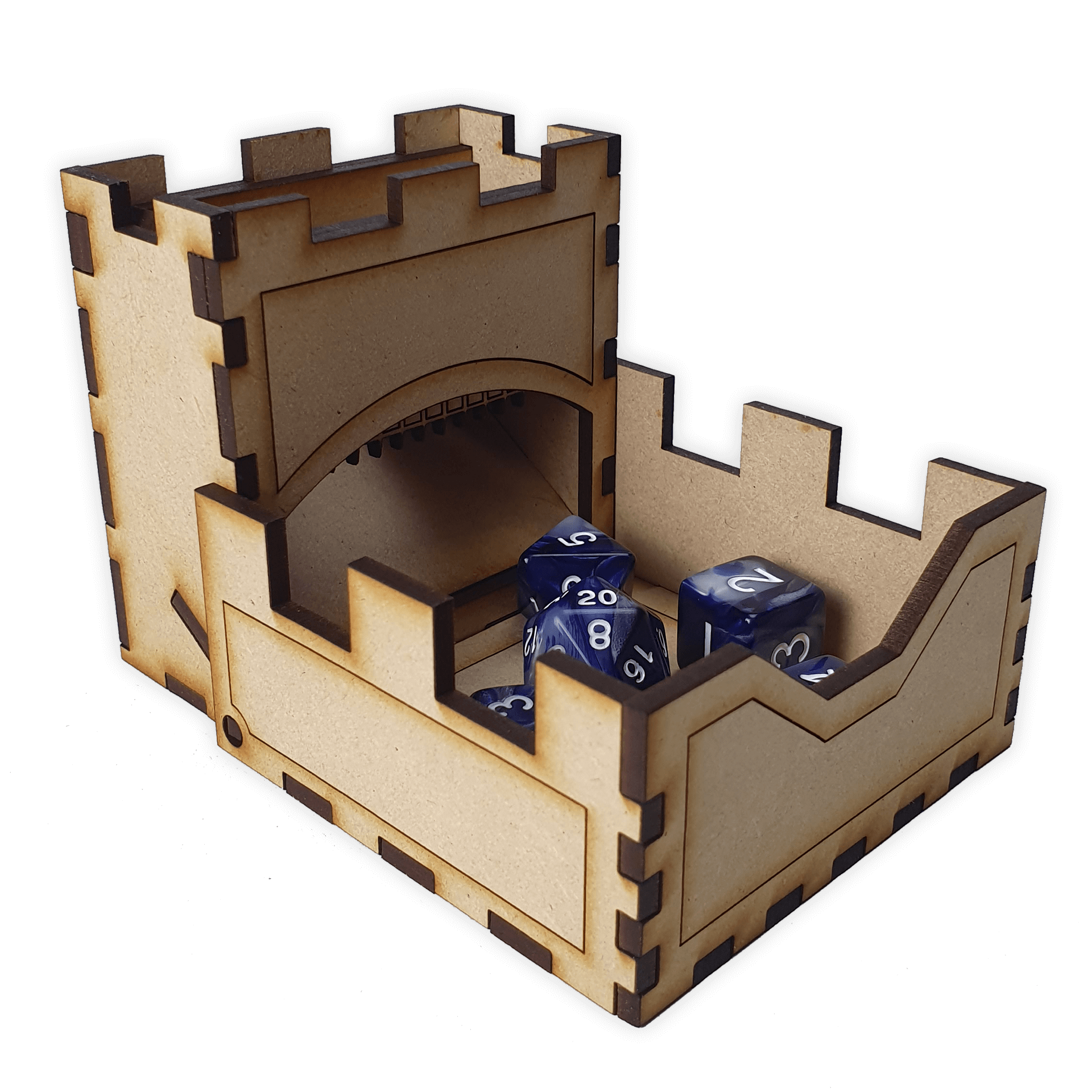 Folding Dice Tower
