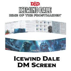 D&D - Dungeon Masters Screen - Icewind Dale