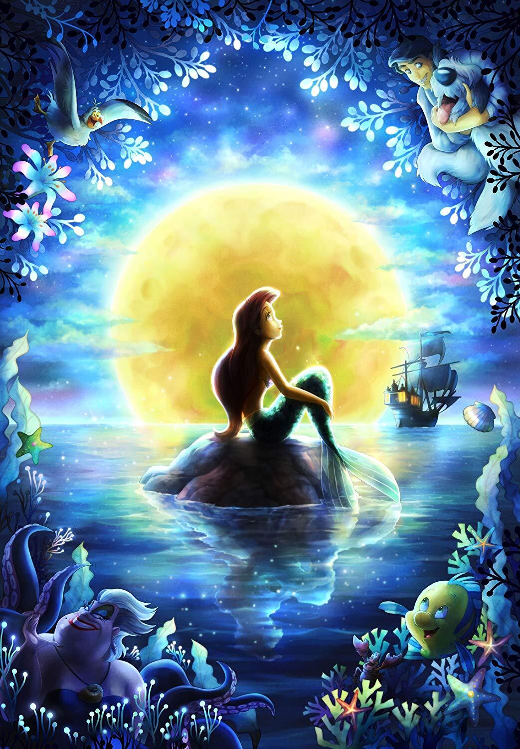 Disney Little Mermaids Moon Night Pray - 500pc - Image 2