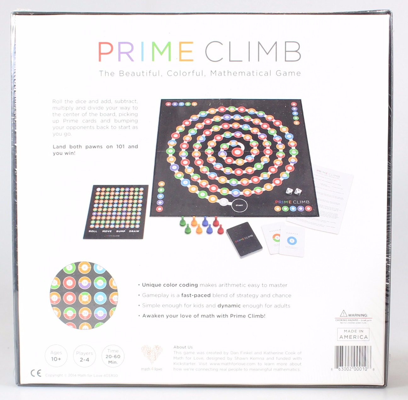 2014 for sale online Math for Love Prime Climb Mathematical Game 