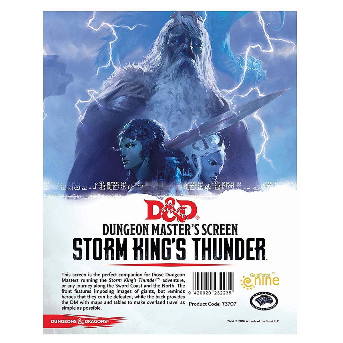 D&D - Dungeon Masters Screen - Storm Kings Thunder - Image 2