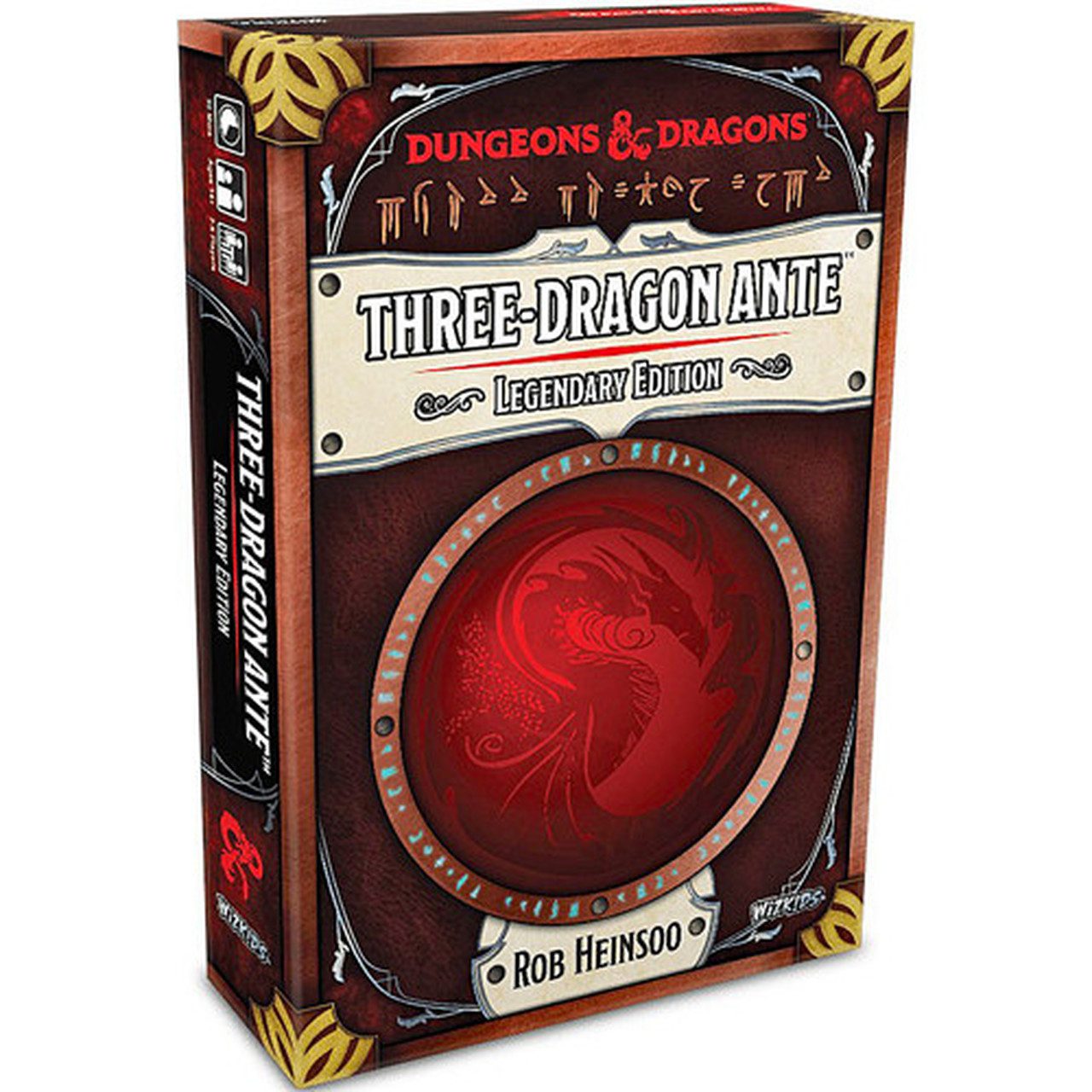 WizKids Dungeons And Dragons Three-Dragon Ante: Legendary Edition – Gioco Di Carte Per 2-6 Giocatori