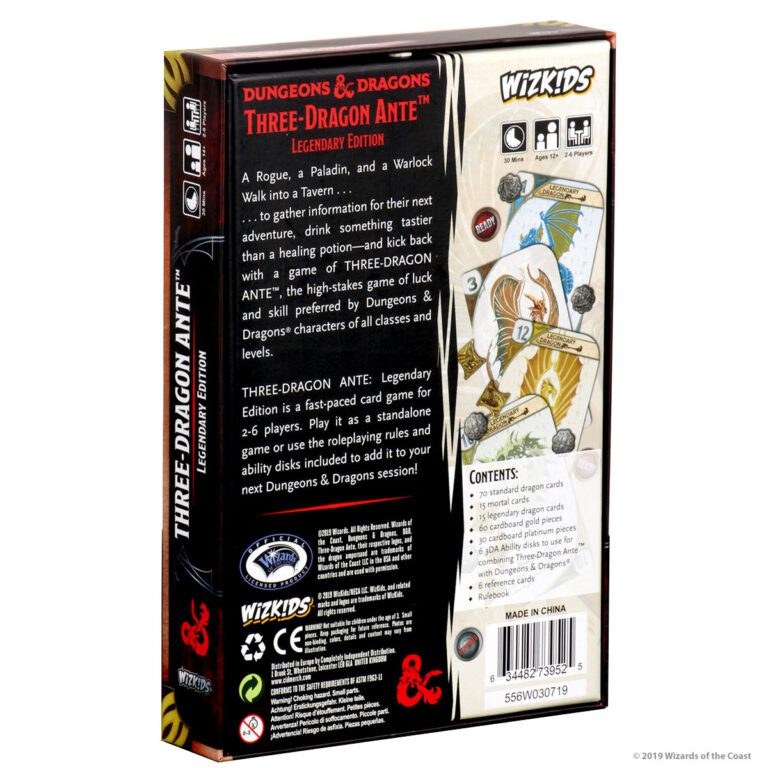 Dungeons And Dragons - Three-Dragon Ante - Legendary Edition - Mind Games
