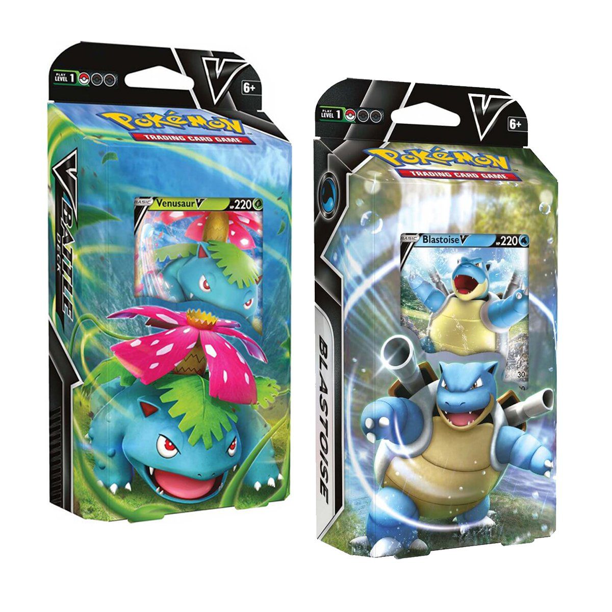 Pokemon Venusaur V & Blastoise V Battle Deck Mind Games