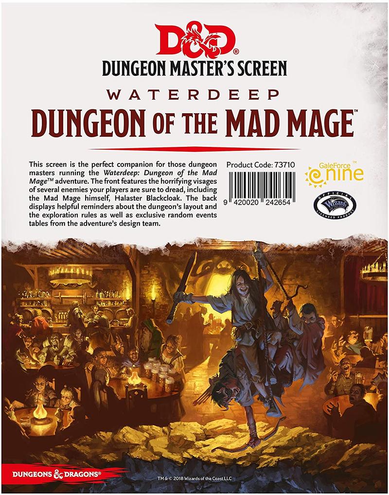 D&D - Dungeon Masters Screen - Waterdeep Dungeon of the Mad Mage - Image 2