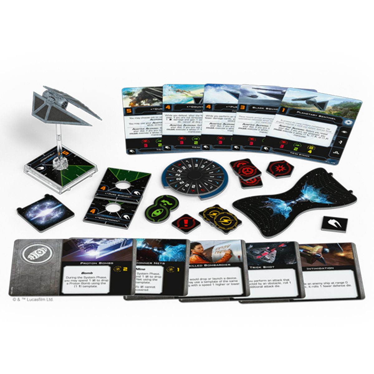 Star Wars X Wing Miniatures Game - TIE/sk Striker - Image 2