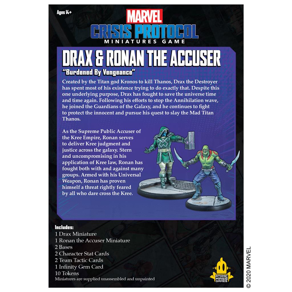 Marvel Crisis Protocol - Drax and Ronan the Accuser - Image 2