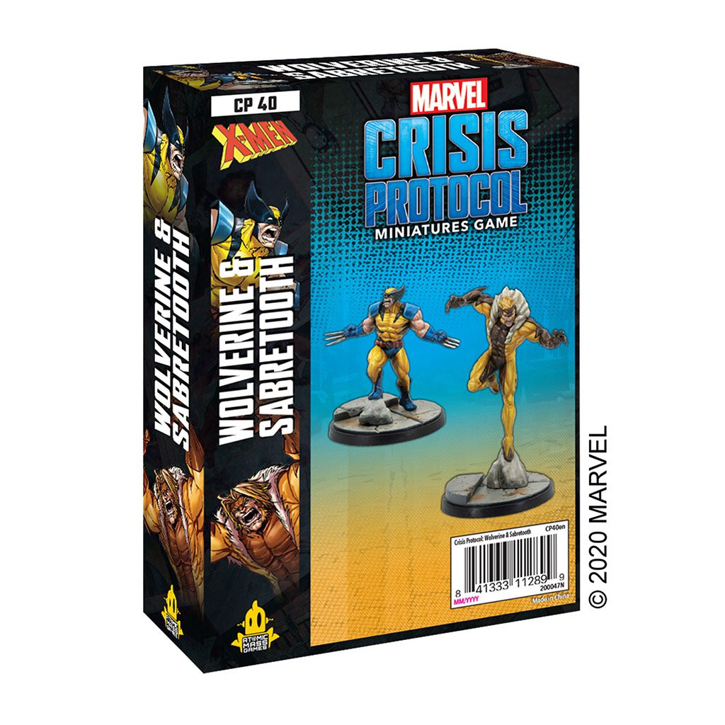Marvel Crisis Protocol - Wolverine and Sabertooth