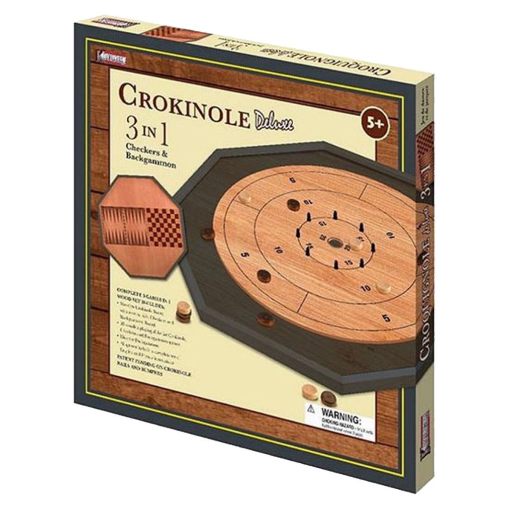 Crokinole Deluxe 3 in 1 Mind Games