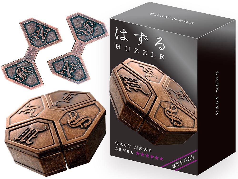 Hanayama Puzzle Huzzle Cast News Difficulty Level 6 Japan for sale online 