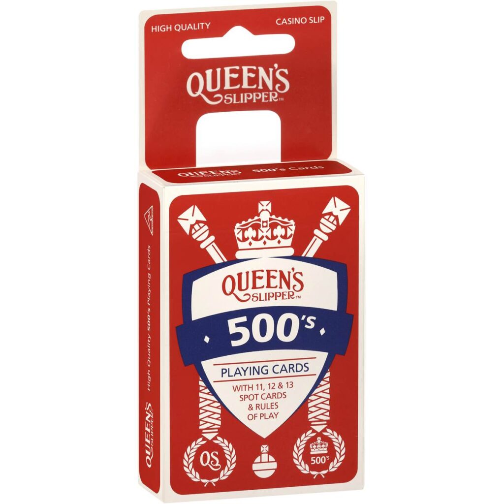 Royal Games 2x QUEEN'S Slipper 52's Playing Cards Decks Bridge Casino Quality Crown Lands