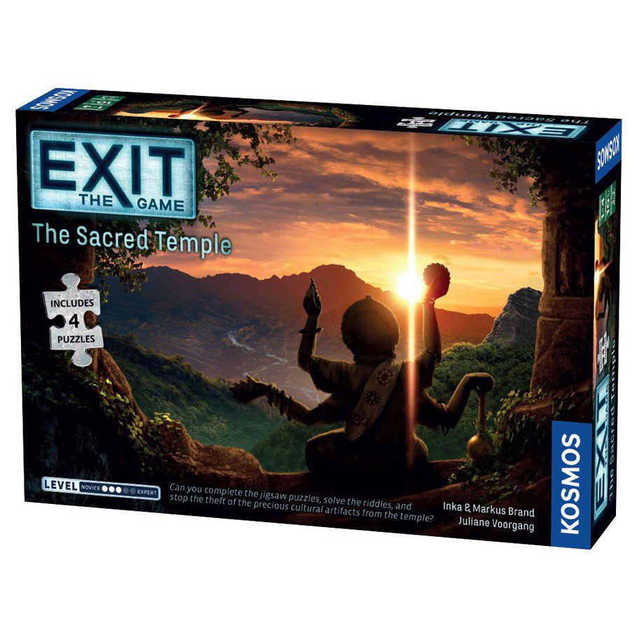 Exit the Game - The Sacred Temple (Jigsaw Puzzle and Game)