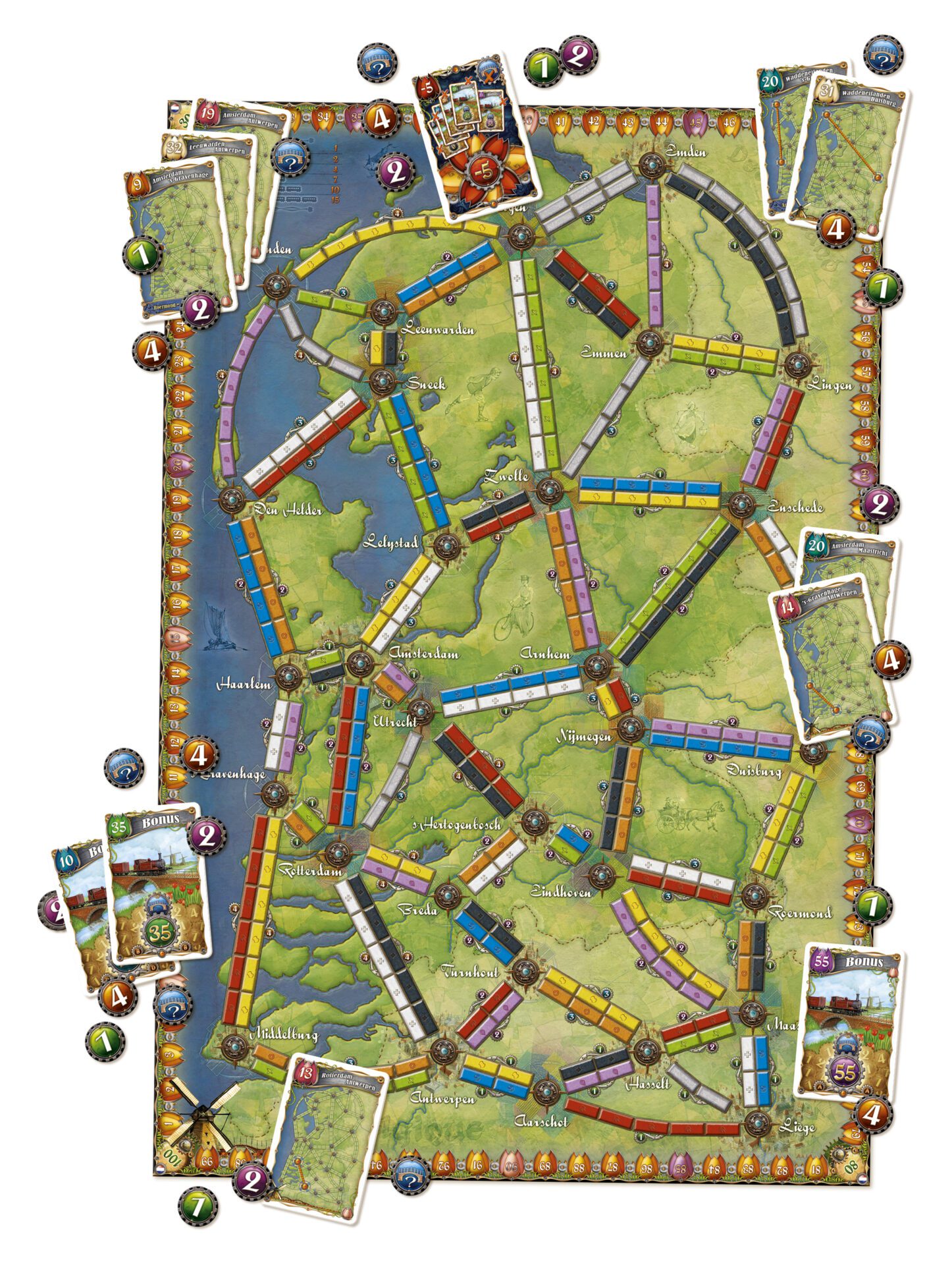 Ticket to Ride - Nederland Expansion #4 - Image 3