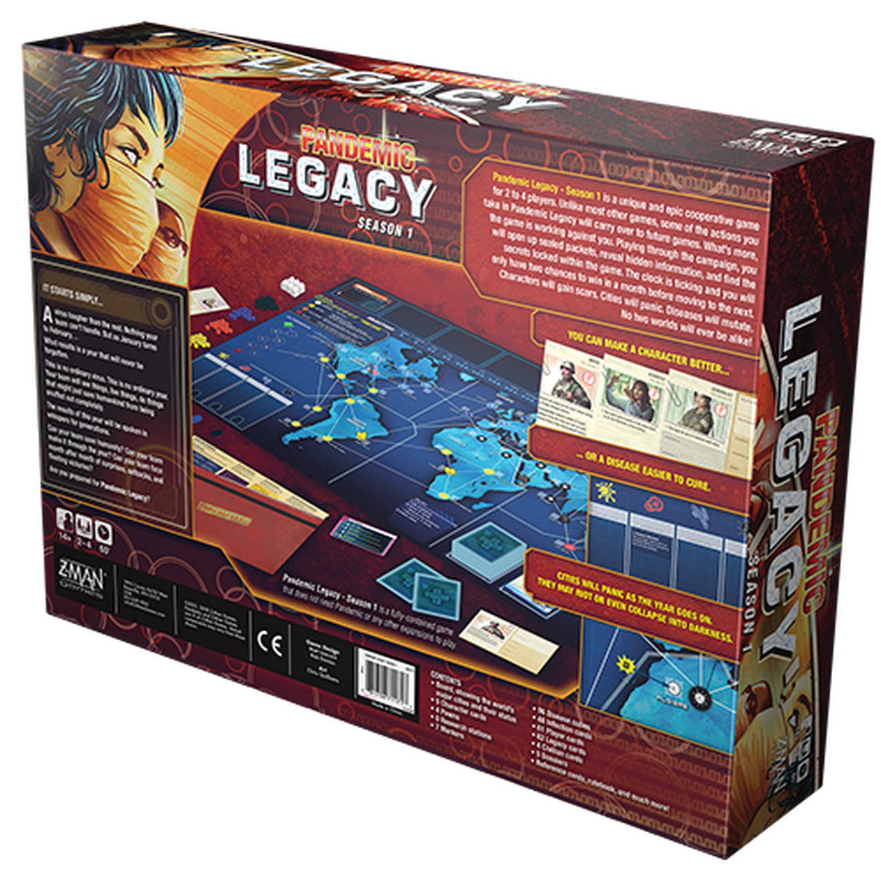 Pandemic Legacy - Season 1 (Red) - Image 2