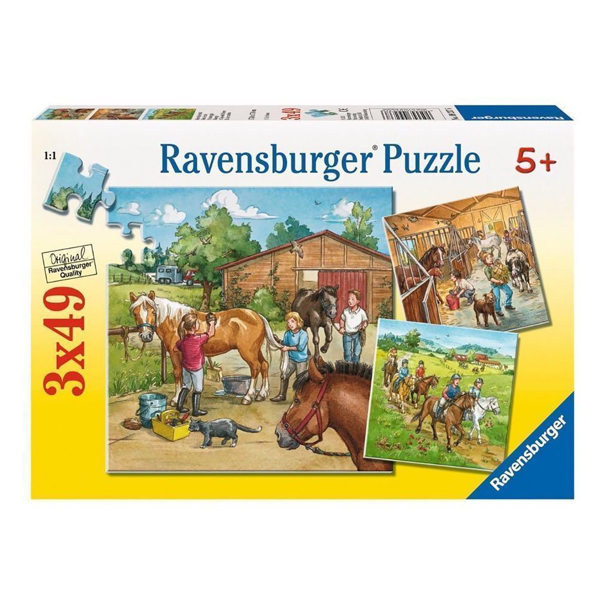 A Day with the Horses - 3x49pc