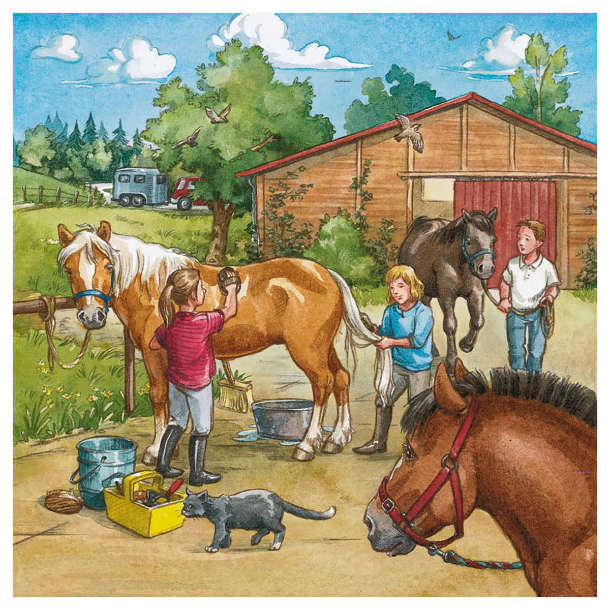 A Day with the Horses - 3x49pc - Image 2