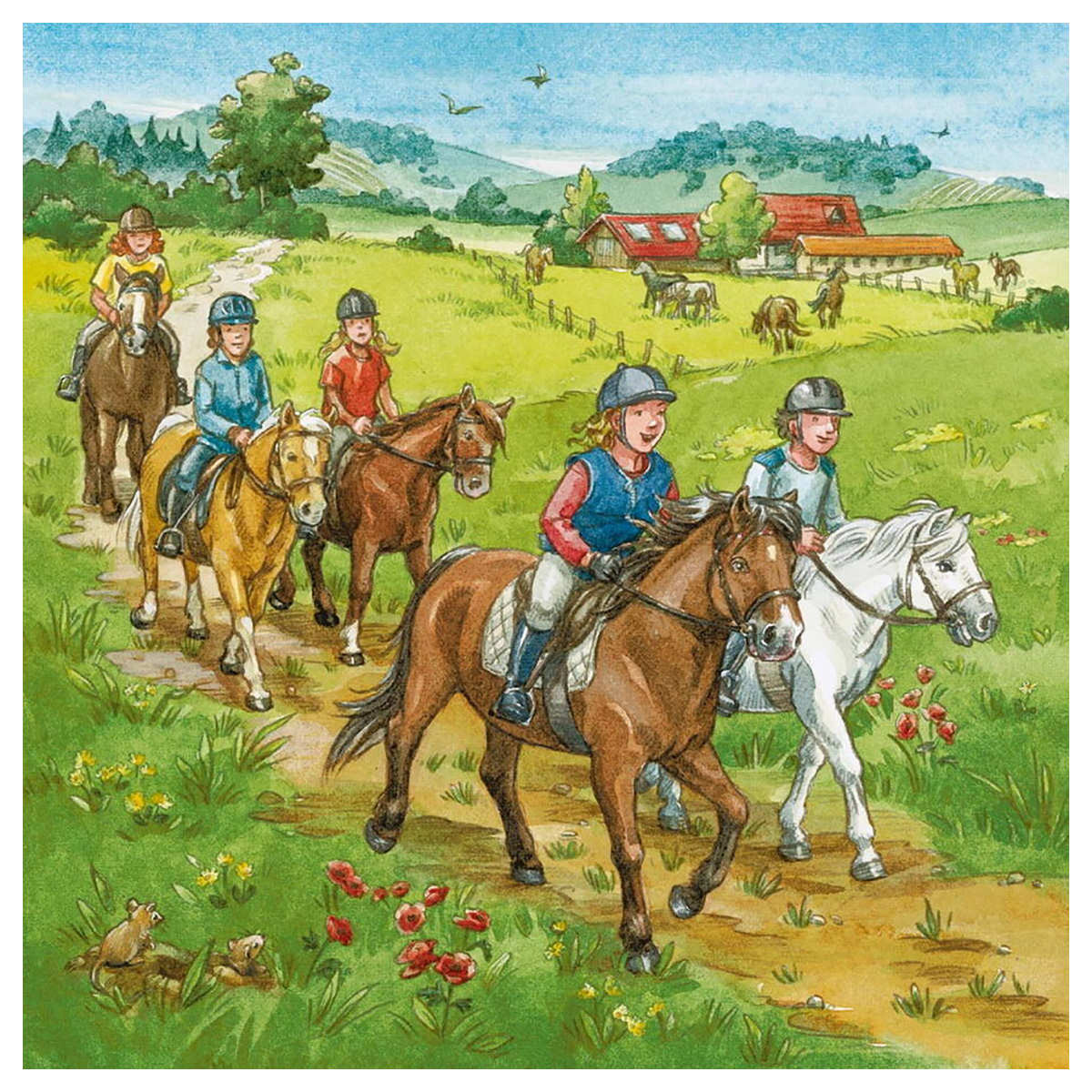 A Day with the Horses - 3x49pc - Image 3