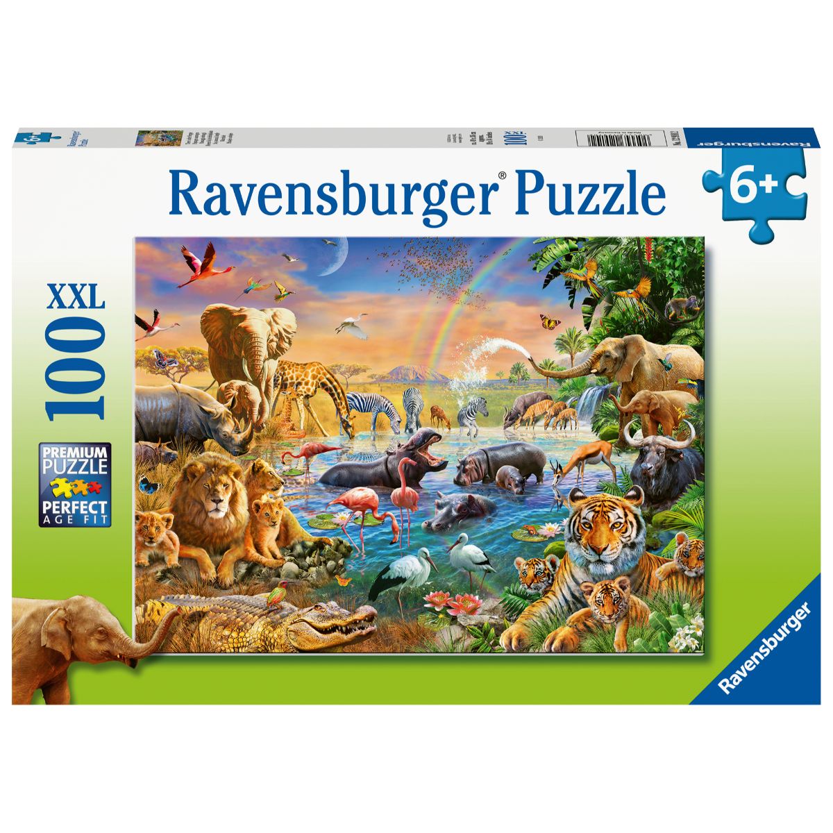 Savannah Jungle Waterhole - 100pc