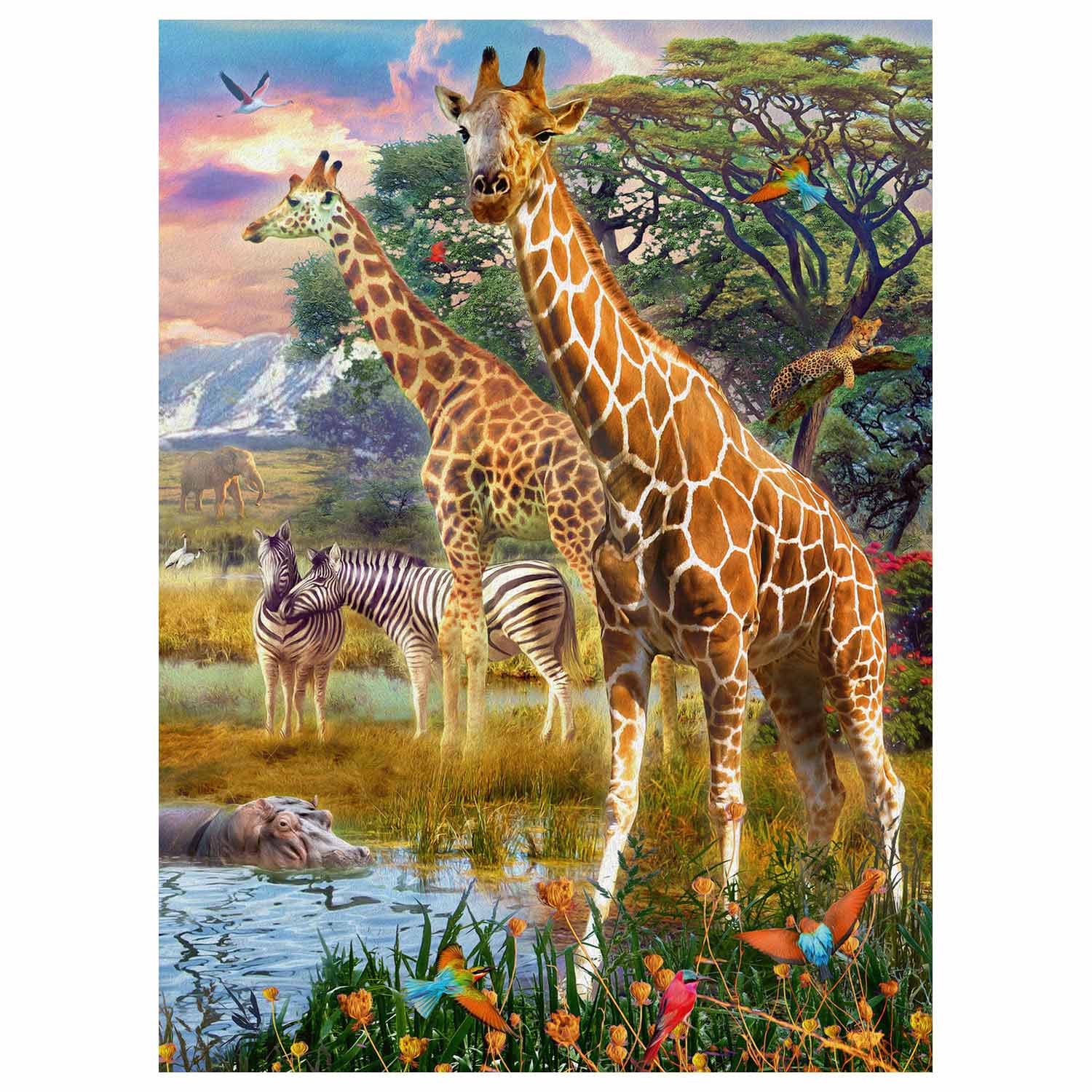 Giraffes In Africa - 150pc - Image 2