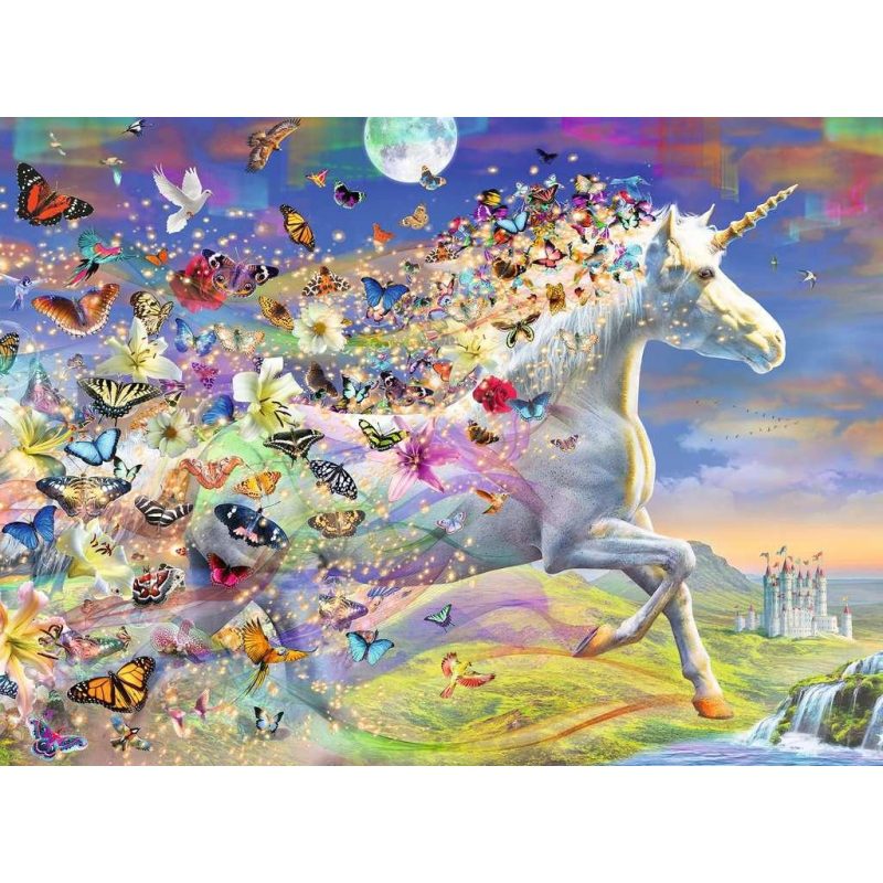 Unicorn and Butterflies - 500pc - Image 2