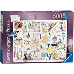 Crazy Cats Alphabet - 500pc