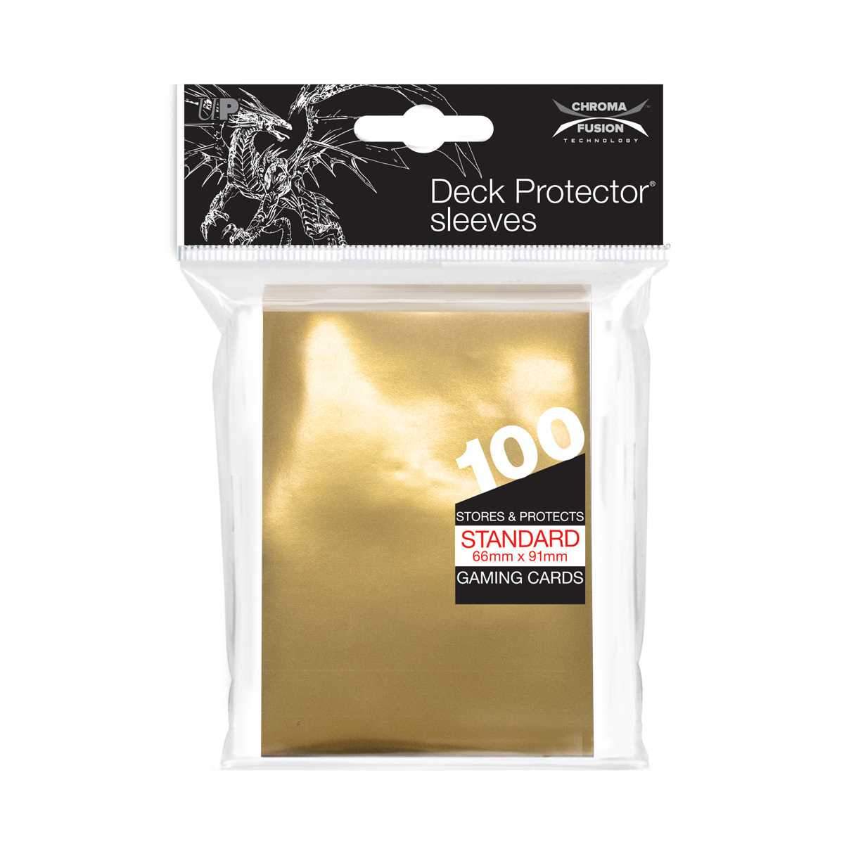 Deck Protector - Standard - 100 Metallic Vintage Gold