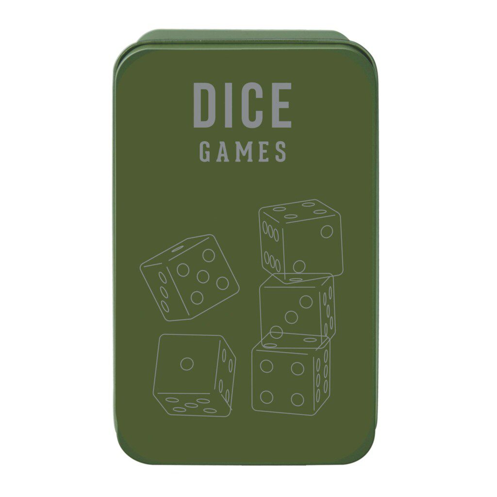 Dice Games Tin Set Of 5 Dice Mind Games dice-games-tin-set-of-5-dice-mind-games