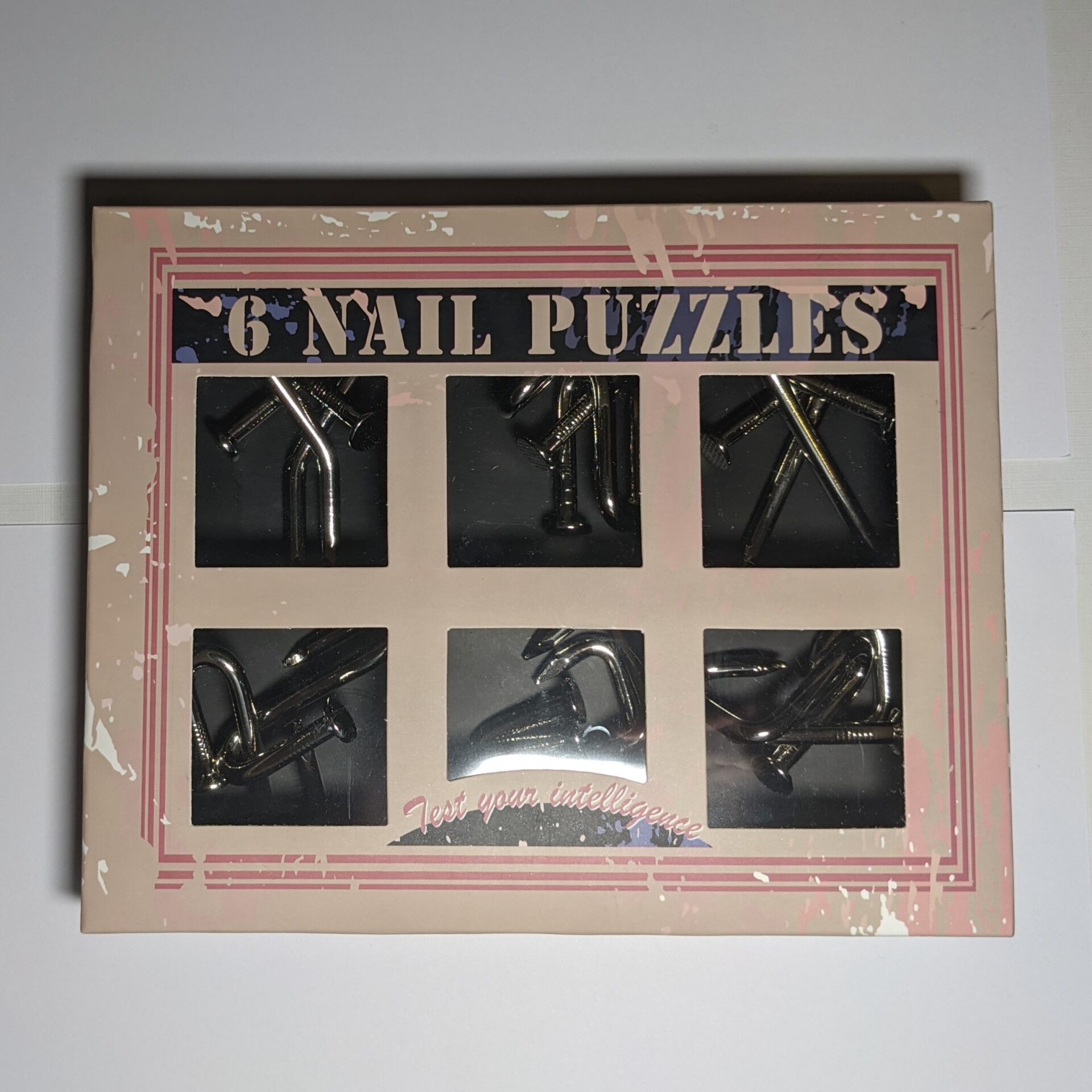 Nail Puzzles 6 in 1 Box Mind Games