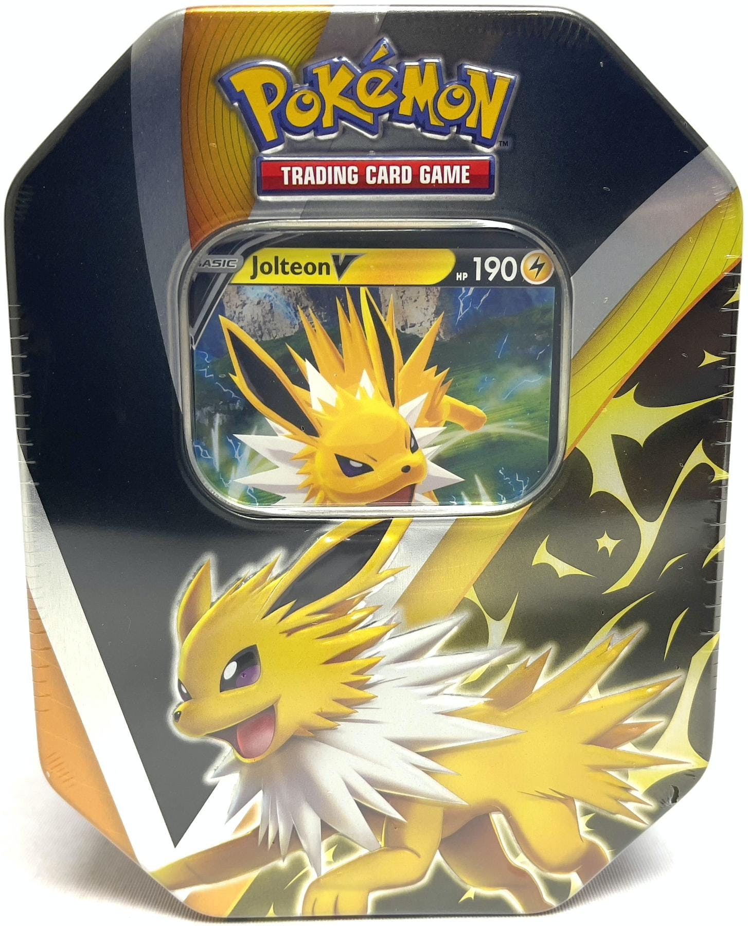 Pokémon Trading Cards Games 2021 Fall Eevee Evolutions Jolteon V Tin 