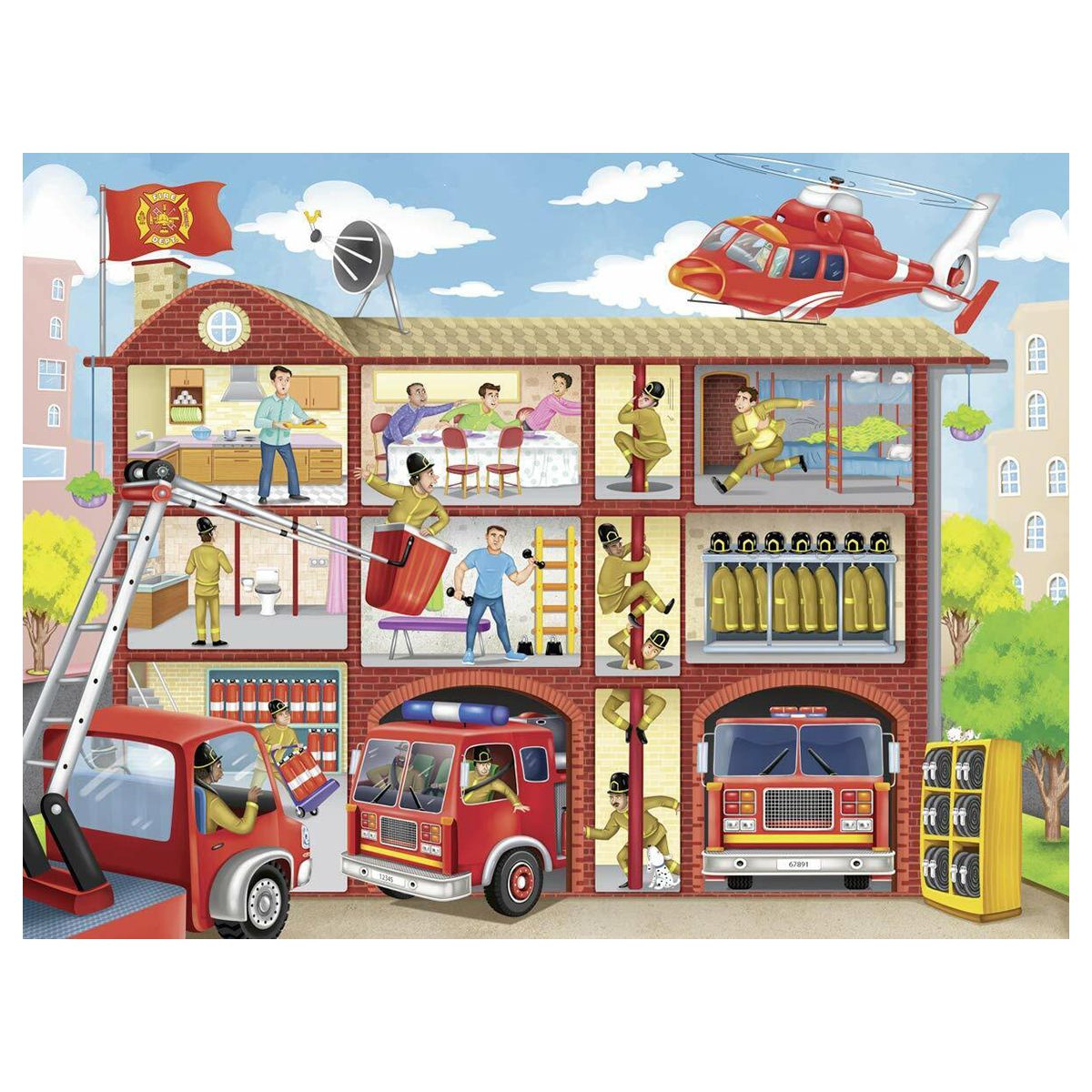 Firehouse Frenzy - 100pc - Image 2