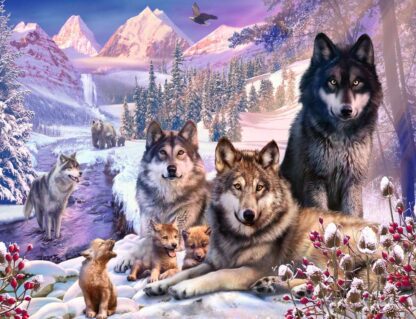Wolves in the Snow - 2000pc - Image 2