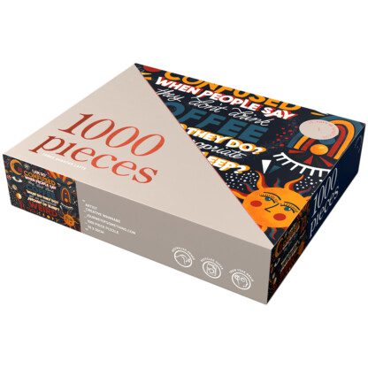 Three Quarter Latte Puzzle 1000pc