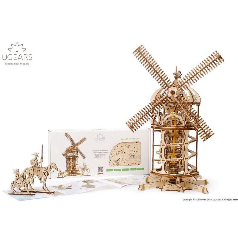 UGears - Tower Windmill - Image 2