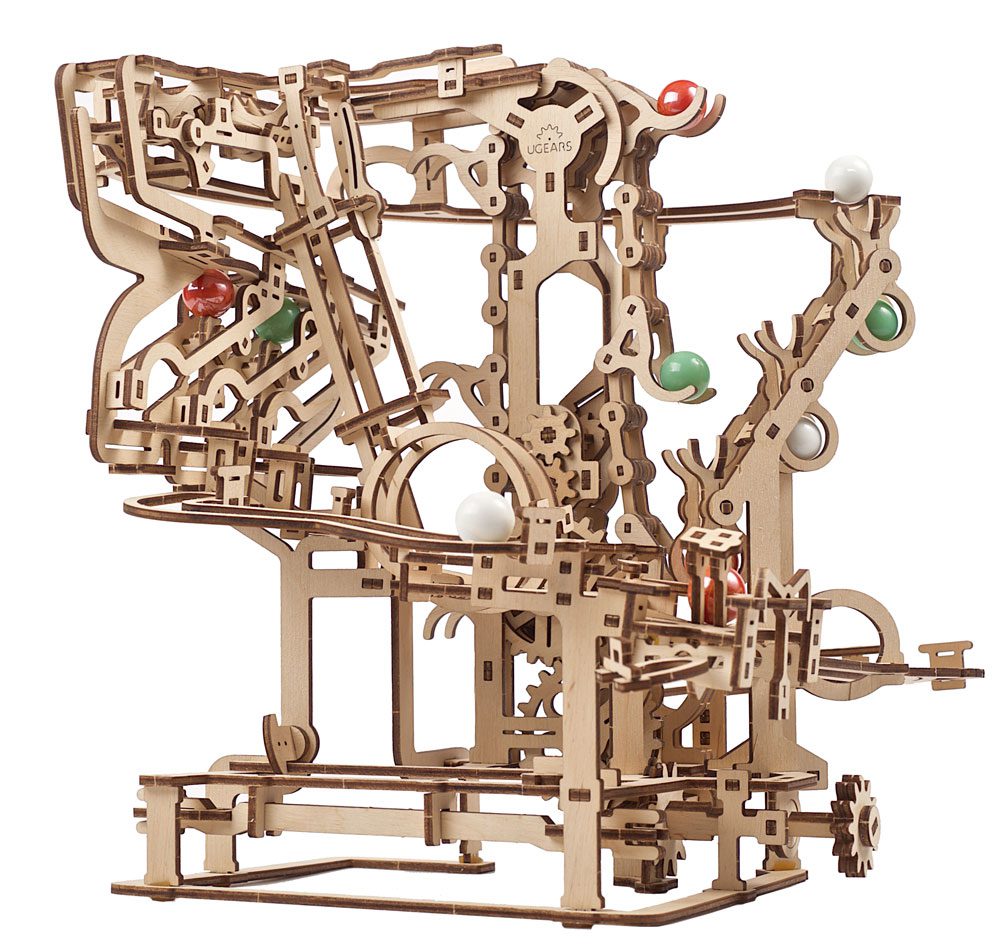 Ugears - Marble Run Chain Hoist