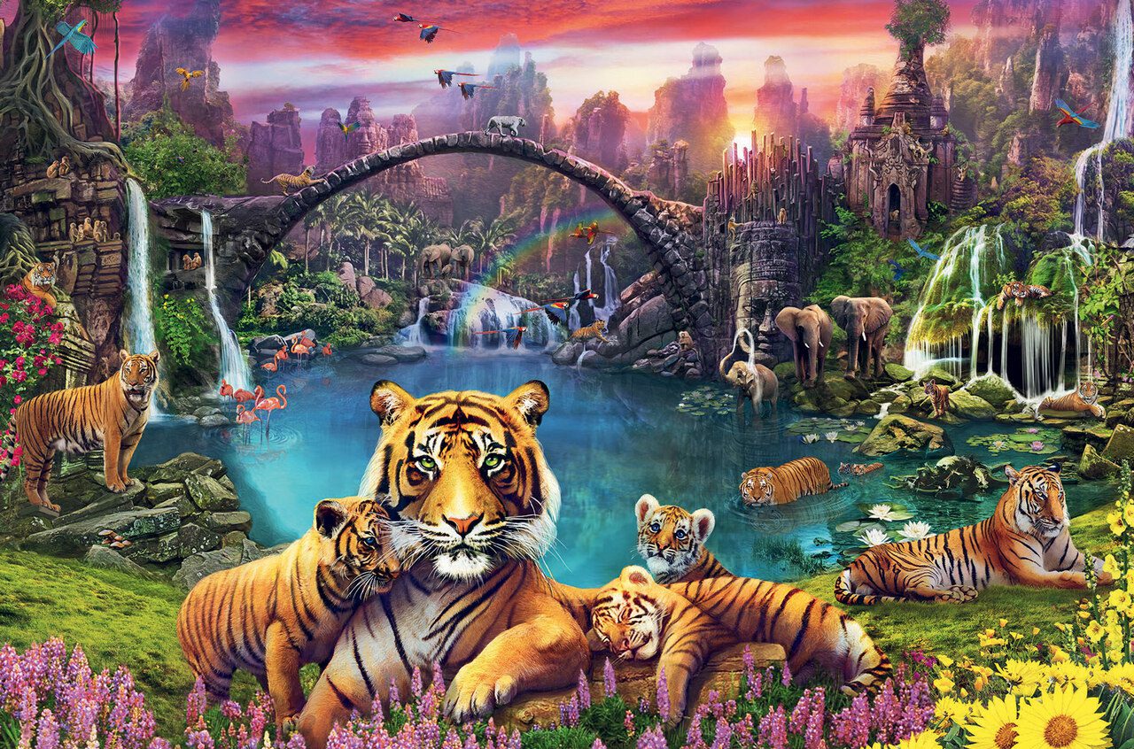 Tigers in Paradise - 3000pc - Image 2