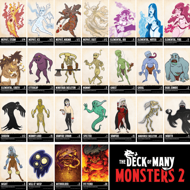 The Deck of Many - Monsters 2 - Image 2