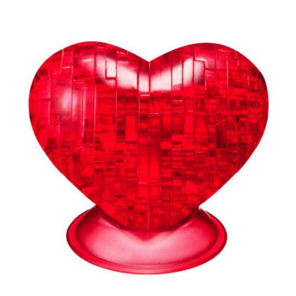 Crystal Puzzle - Red Heart - 46pc - Image 2