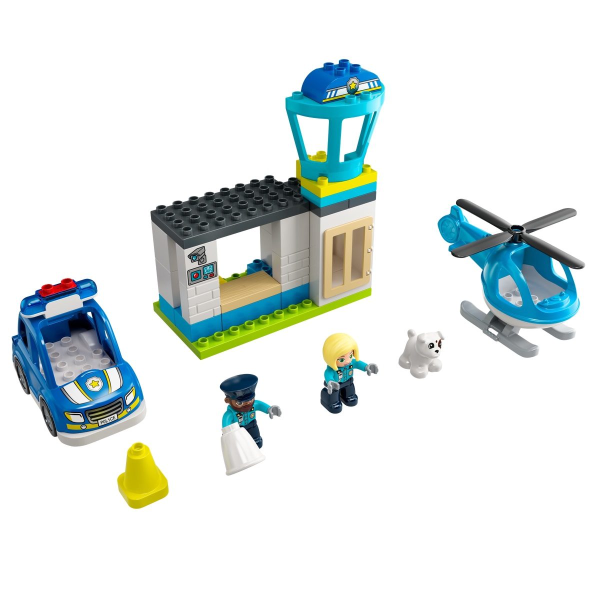 Duplo - Police Station & Helicopter - Image 2