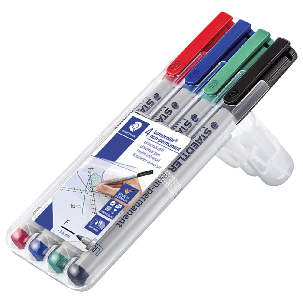 Mat Marker - Staedtler Lumocolour (Pack of 4) For Battlemat, Megamat, etc - Image 2