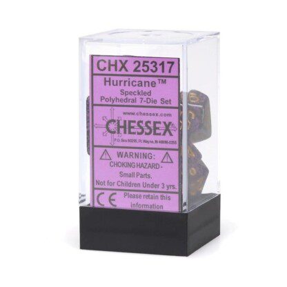 Dice Set - 4-20 - Speckled Hurricane - Image 2