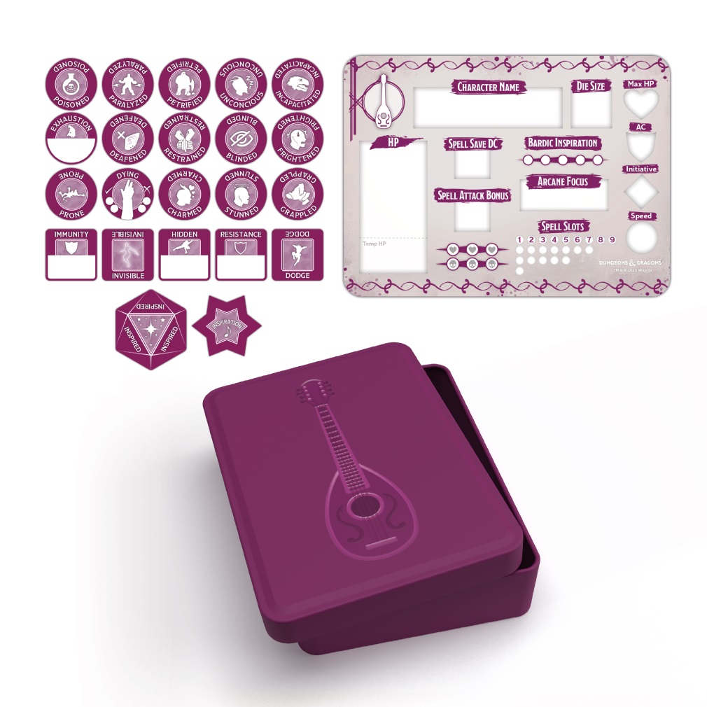 D&D Class Token Set - Bard - Image 2