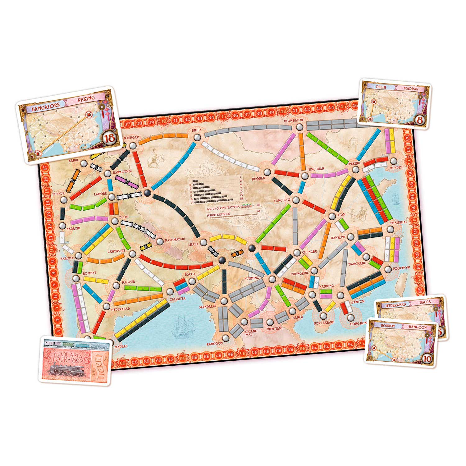 Ticket to Ride - Asia & Legendary Asia Map Expansion - Image 4