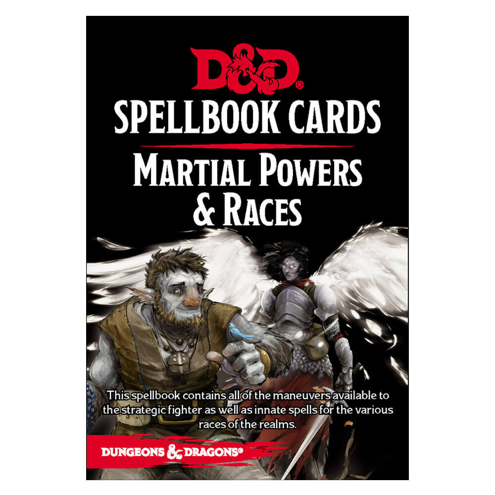 D&D - Spellbook Cards - Martial Powers & Races - Image 2