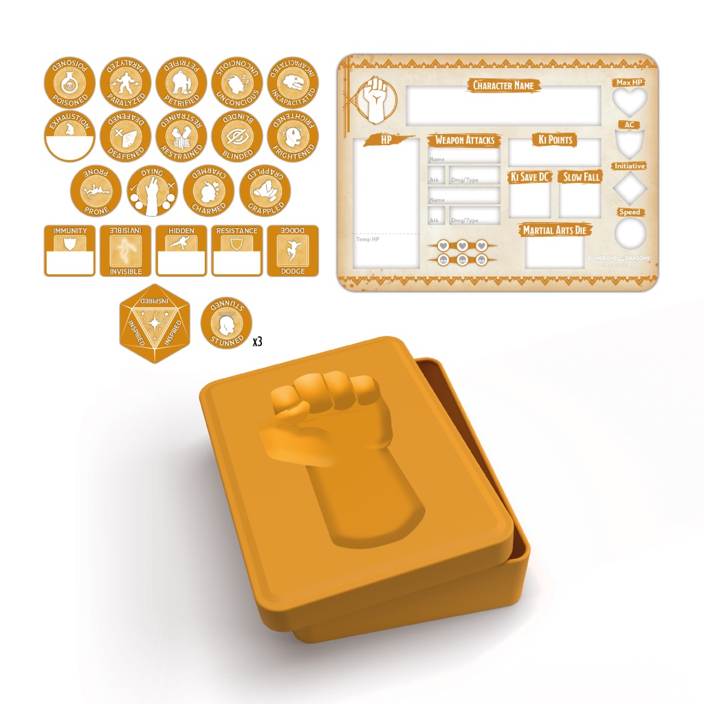 D&D Class Token Set - Monk - Image 2