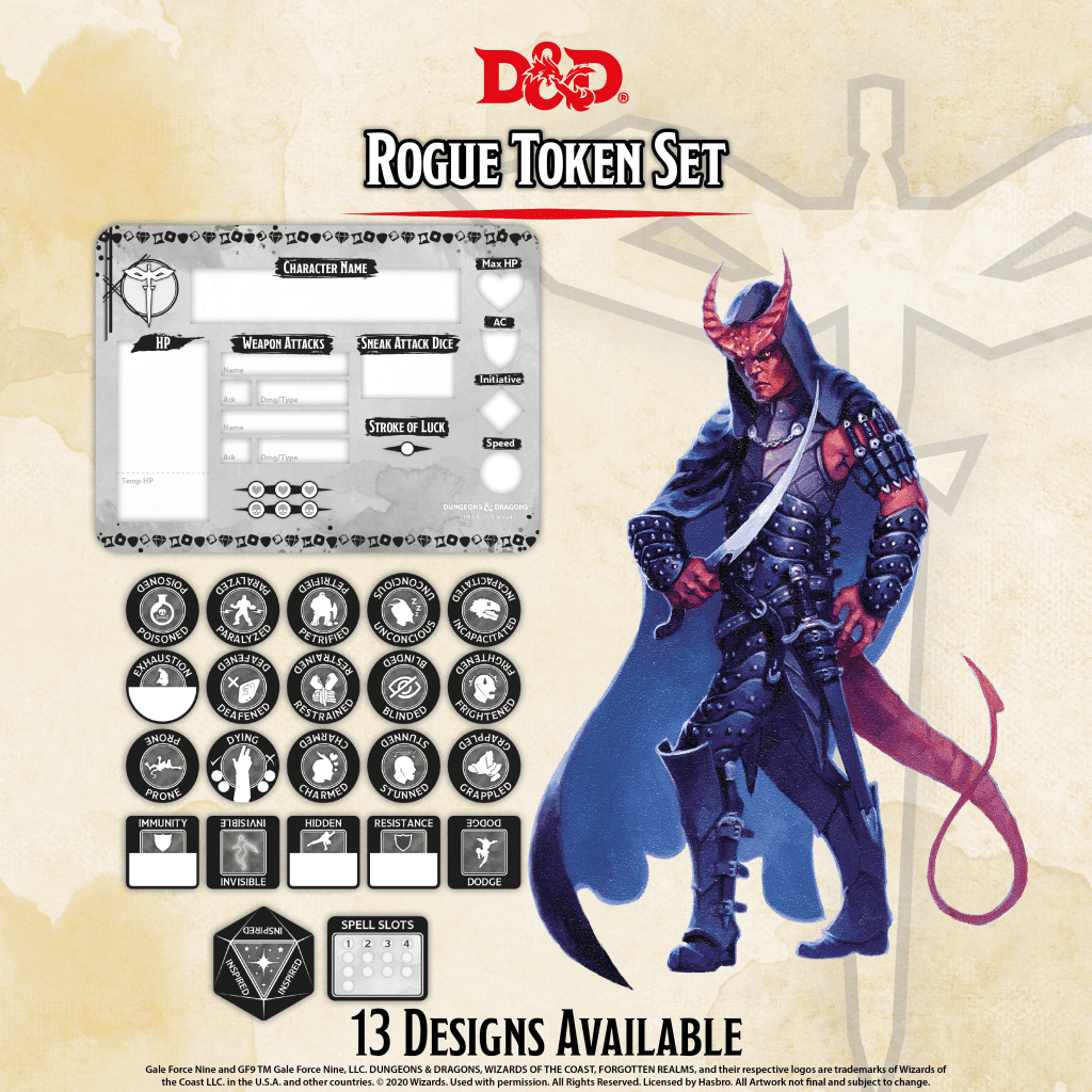 D&D Class Token Set - Rogue - Image 3