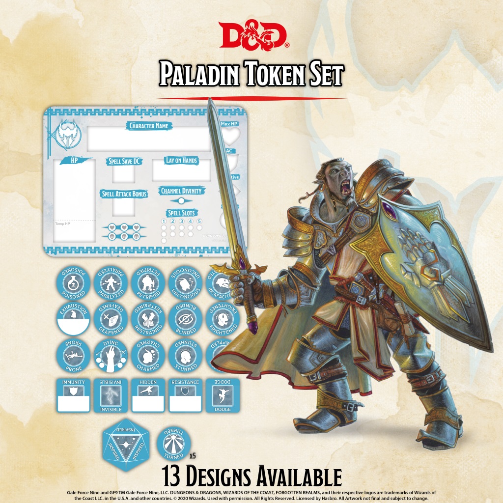 D&D Class Token Set - Paladin - Image 3