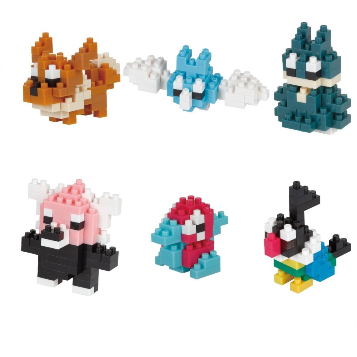 Nanoblock Mini Pokemon Normal Type Set
