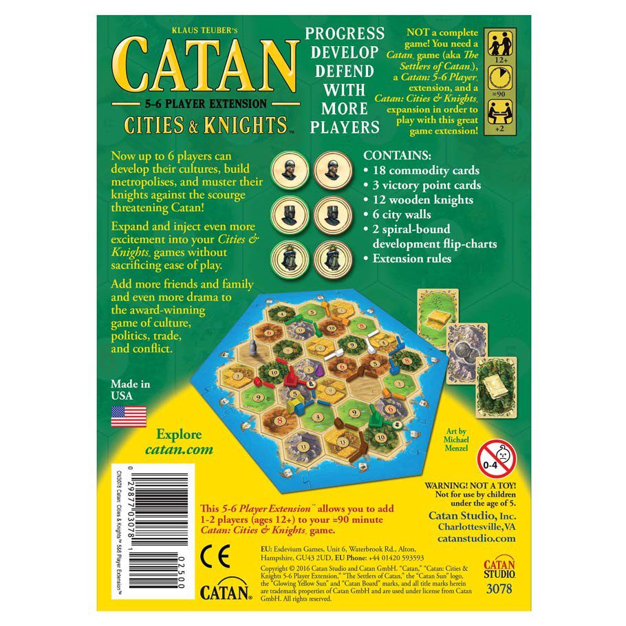 Catan - Cities and Knights 5-6 Player Extension - Image 4